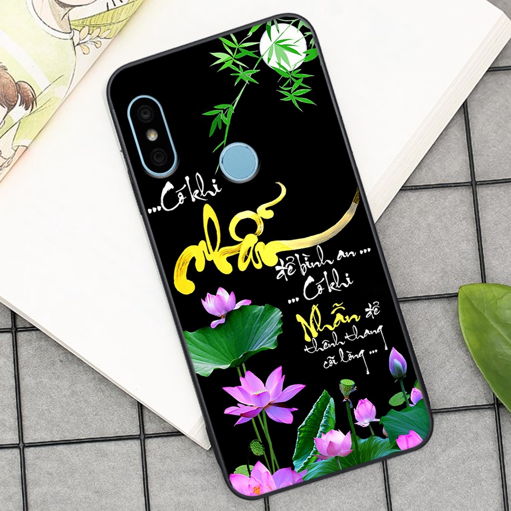 Ốp lưng Xiaomi REDMI 6 PRO / MI A2 LITE in hình chữ tài chữ lộc, Cha Mẹ, bình an SIÊU ĐẸP