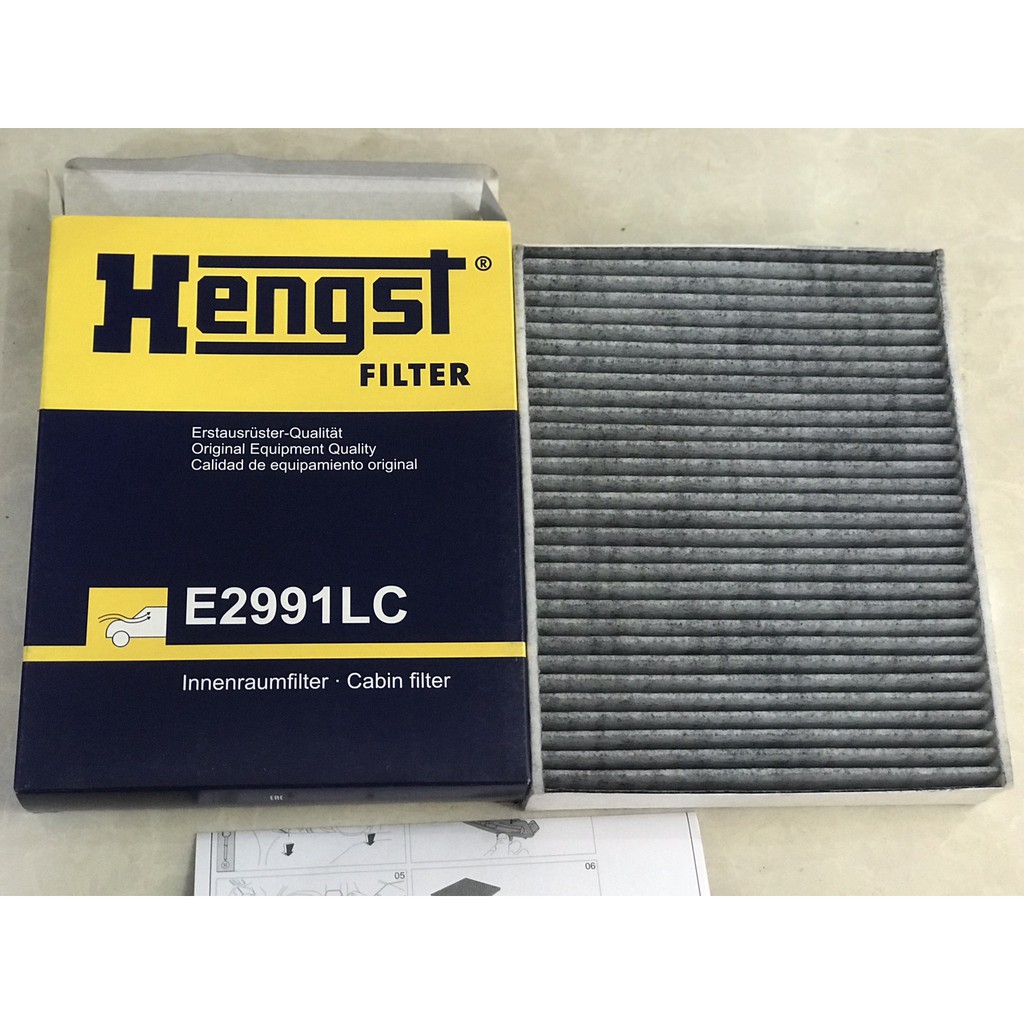 E2991LC Lọc điều hòa hòa Cacbon BMW Series 5 F07; 5 F10;11; 6 F13; 7 F01;02;04; Roll Royce ghost