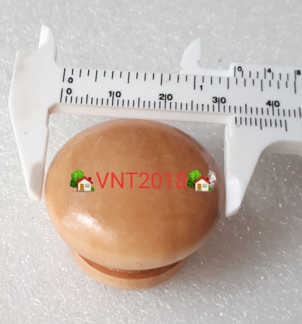 Nút tròn gỗ 33mm