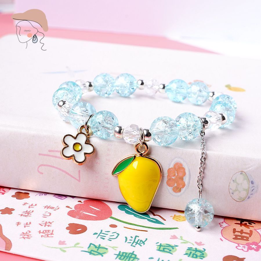 Vòng Đeo Tay Chuỗi Hạt Pha Lê May Mắn Thời Trang Cho Nữ