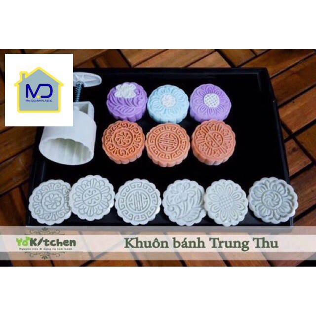 khuôn bánh trung thu 100g ( có lò xo)
