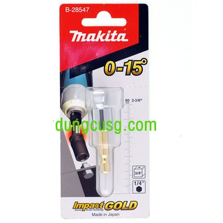 Đầu chuyển vít sang bu lông 3/8" nghiêng 15 độ makita b-28547