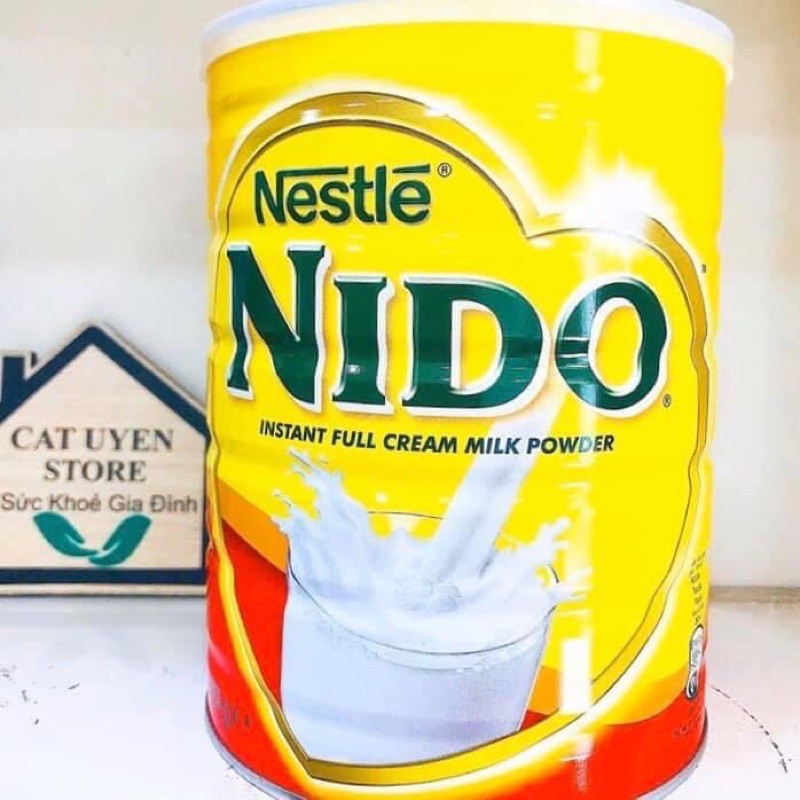 (AIR DATE XA 23) Sữa Nido nắp trắng 900g cho bé 1-9 tuổi