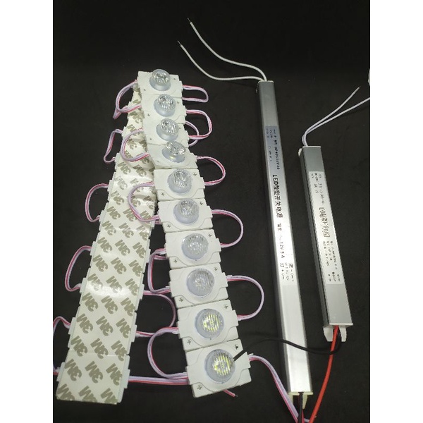 Đèn led rọi 1,5W mắt trâu siêu sáng 12V, dùng cho biển quảng cáo hút nổi