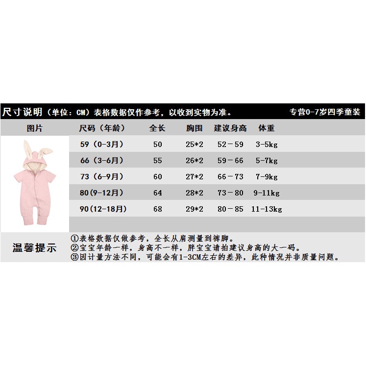 Bộ Áo Liền Quần Vải Cotton Tay Ngắn In Hình Thỏ Dễ Thương Thời Trang Mùa Hè Cho Bé Sơ Sinh