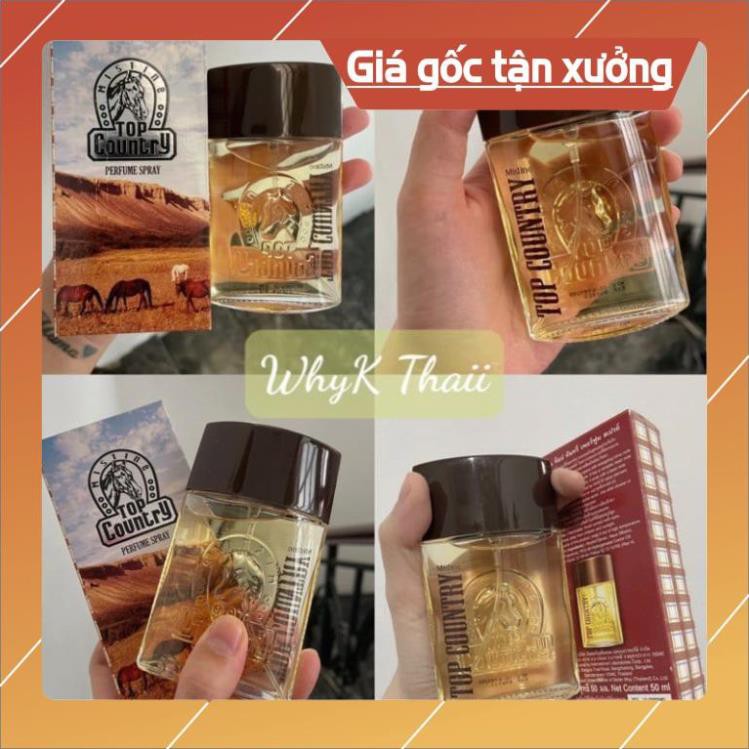 [Hàng Auth] Tinh dầu thơm, Nước hoa Thái Lan hiệu con Ngựa Top Country 50ml