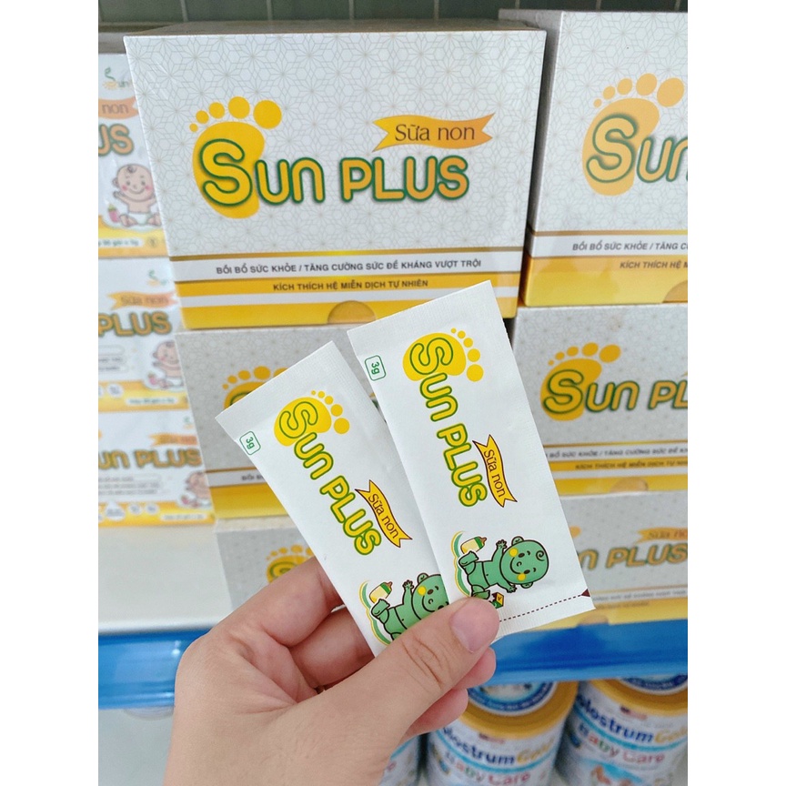 Combo Men hữu cơ Sunplus + Sữa non Sunplus giúp Bé tiêu hóa tốt, hấp thụ thức ăn , ngủ ngon và sâu giấc
