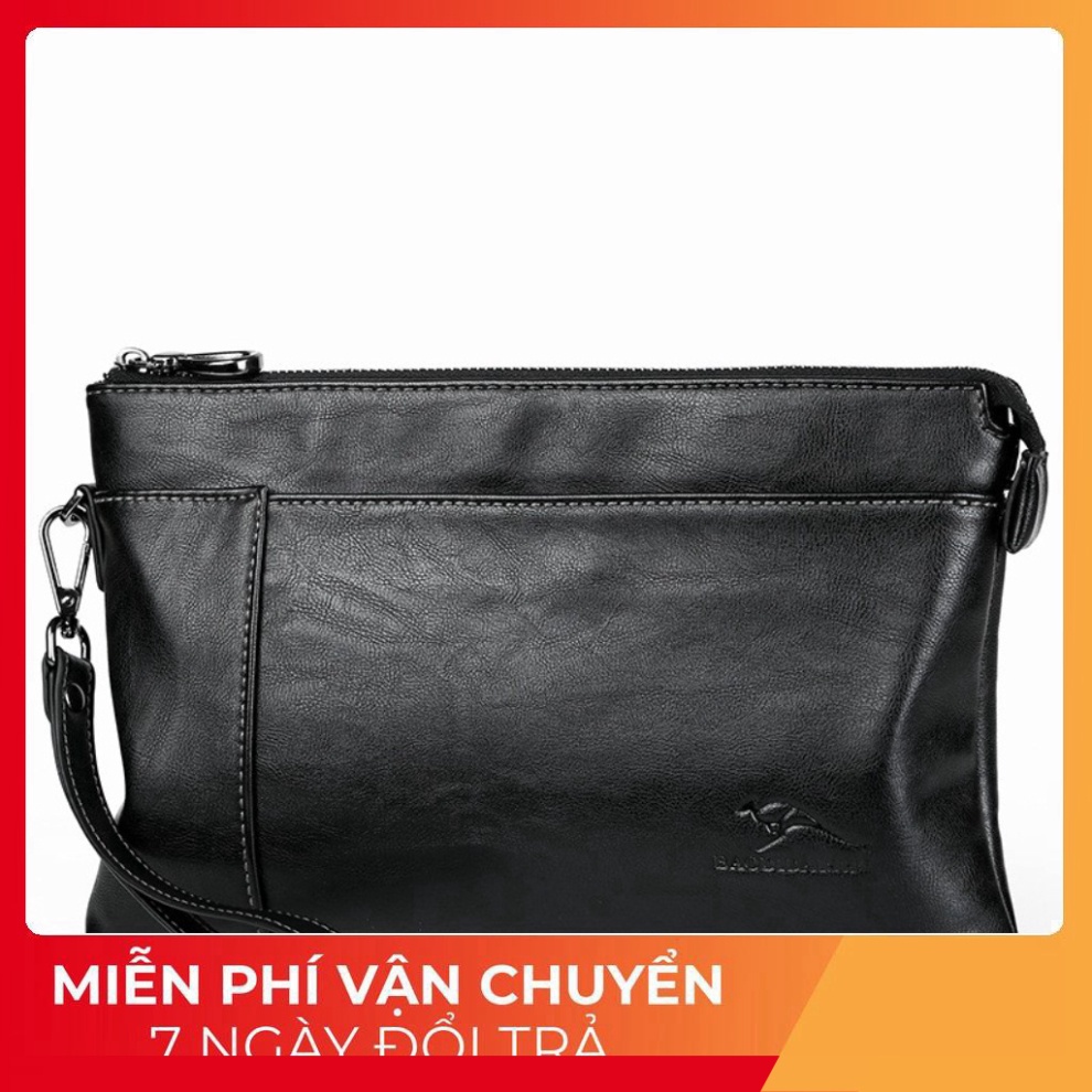 Ví Cầm Tay Clutch Nam Cao Cấp Mẫu Mới Giá Tốt Da PU Mềm Đẹp Nhiều Ngăn Đựng Ipad Điện Thoại Tiền Siêu Tiện Dụng