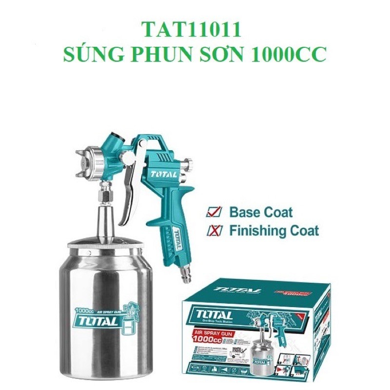 Dụng cụ phun sơn 1000cc Total TAT11001