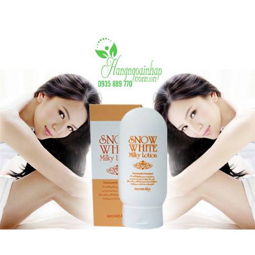 SỮA DƯỠNG THỂ TRẮNG DA SECRET KEY SNOW WHITE MILKY LOTION 120G CHÍNH HÃNG - 6490