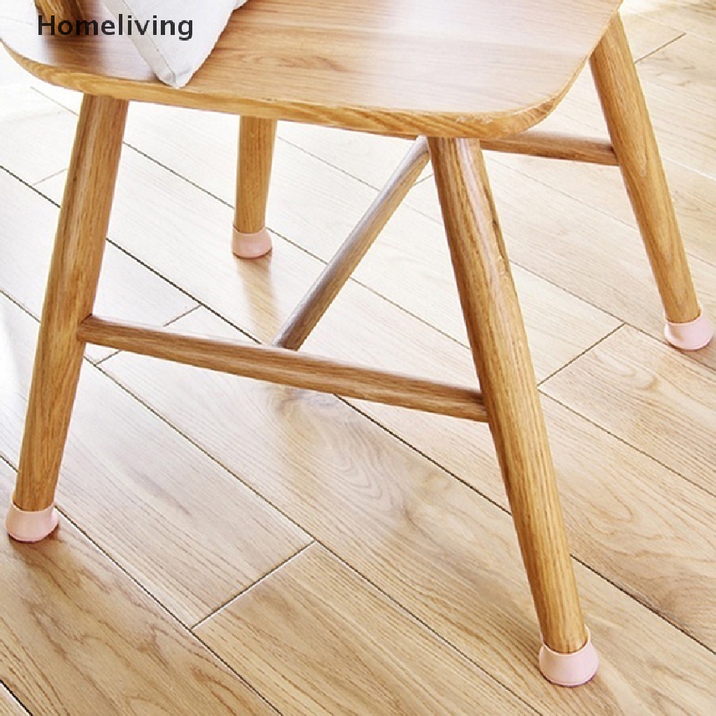 Bộ 4 Miếng Bọc Chân Bàn Ghế Bằng Silicone Chống Trượt Tiện Dụng