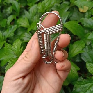 Móc khóa inox 4 đường cực đẹp