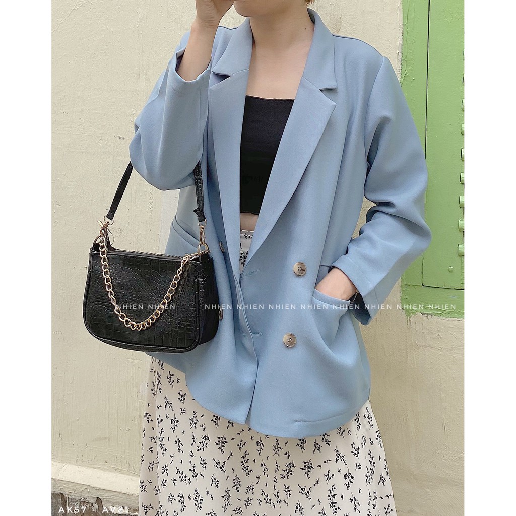 Áo Khoác Blazer 4 Nút_Nhienvintage AK57 | BigBuy360 - bigbuy360.vn