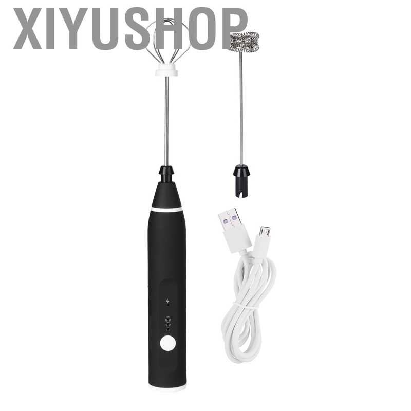 Electric Egg Beater Milk Frother Foamer Mixer Coffee 3 Speed Adjustable Blender