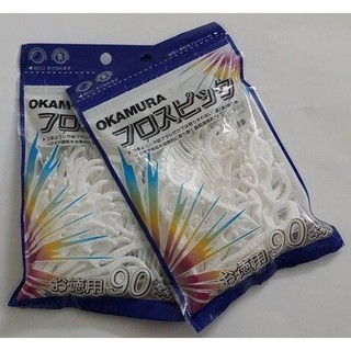 Chỉ kẽ răng Okamura asahi gói 90 cây