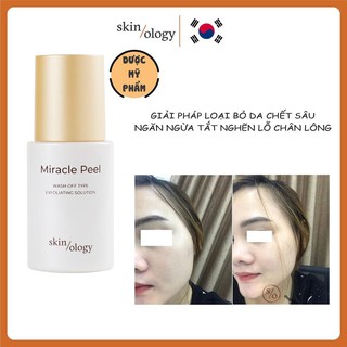 Tẩy tế bào chết hoá học miracle peel serum hàn quốc dành da nhạy cảm da mụn da dầu da yếu da khô da thường dược mỹ phẩm