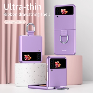Ốp Điện Thoại Chống Sốc Có Dây Rút Cho Samsung Galaxy Z Flip 3