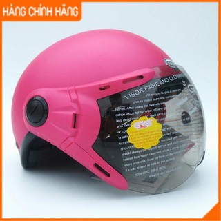 Mũ bảo hiểm nửa đầu có kính GRS A33K (màu đào nhám)