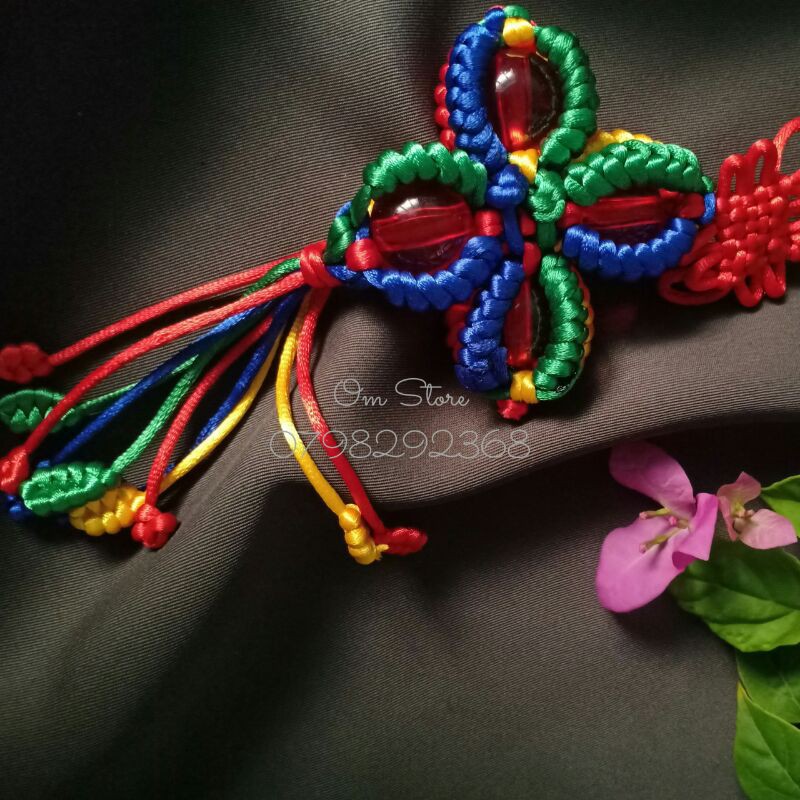 Dây treo handmade Chày Kim Cang Đôi Tây Tạng