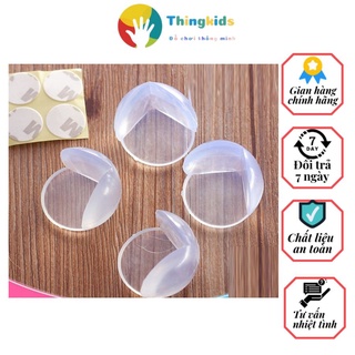 Combo 04 miếng bịt góc bàn silicol - Thingkids