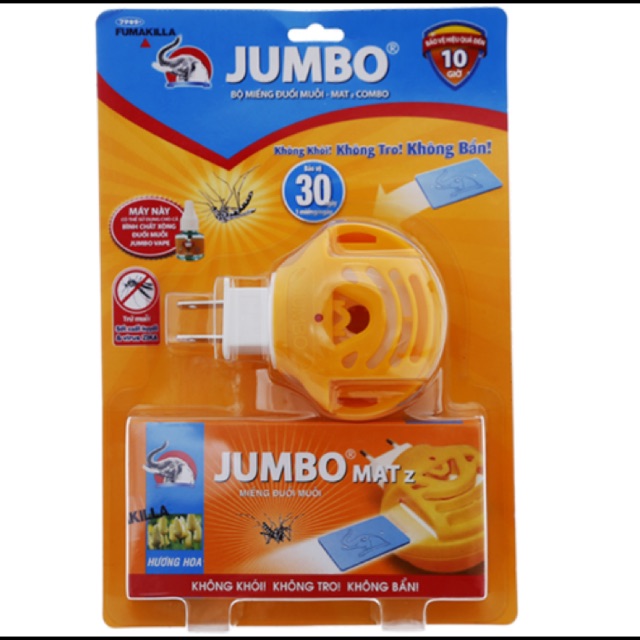 Bộ miếng đuổi muỗi Jumbo hương hoa 30 miếng