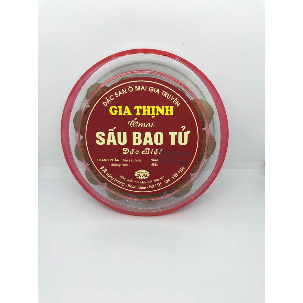 Ô mai Sấu bao tử 500gr Gia Thịnh Hà Nội