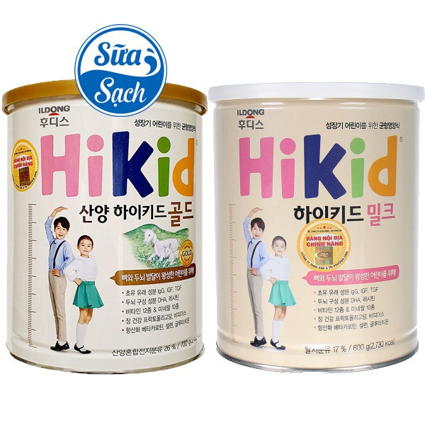 [GIÁ TỐT] Sữa Hikid vani (SPDD HIKID)/Sữa dê Hikid Gold 700g Chính Hãng Mẫu mới