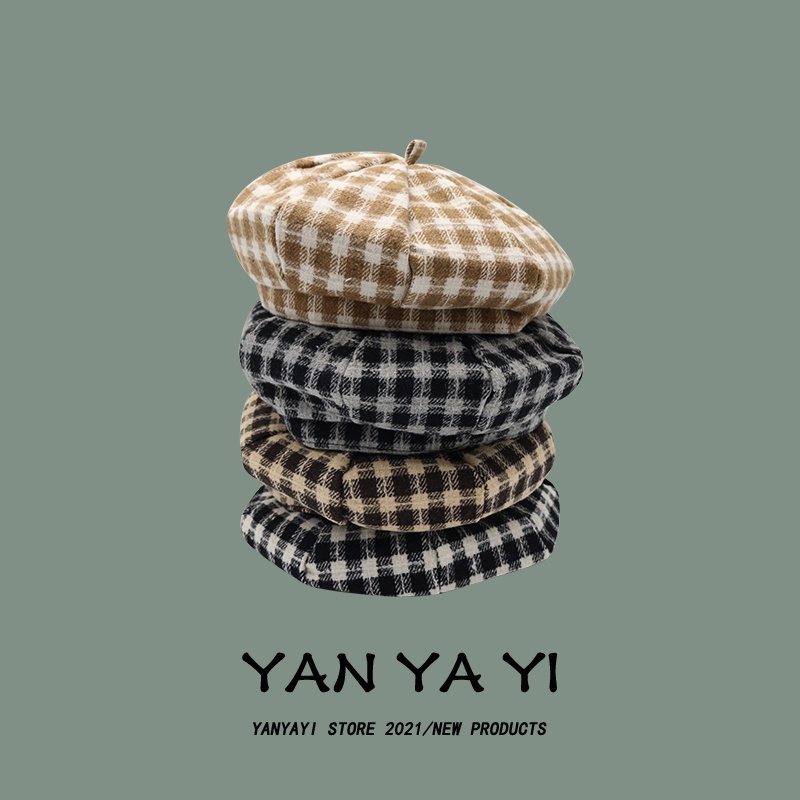 Mũ beret phong cách họa sĩ thời trang thu đông dành cho nữ