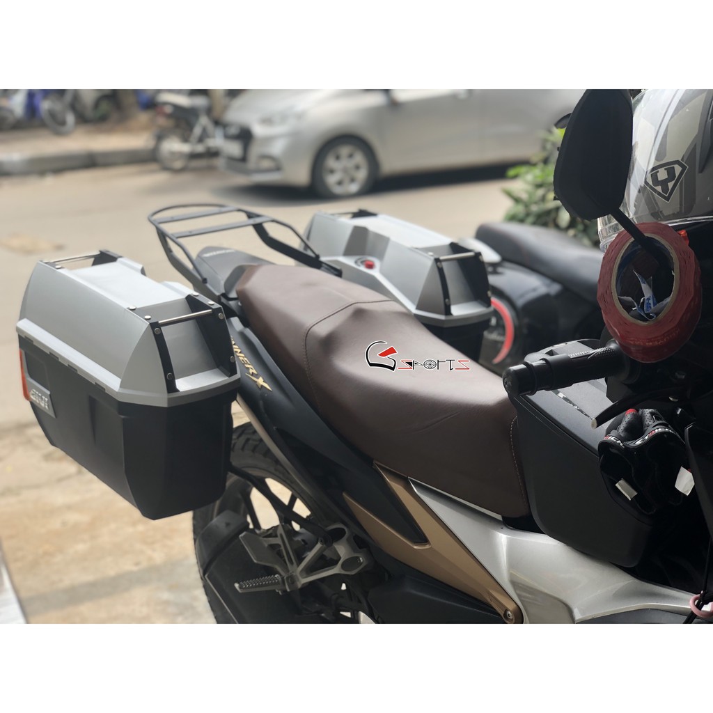 Thùng cặp hông GIVI E23G730S_OR có đèn xi nhan cao cấp