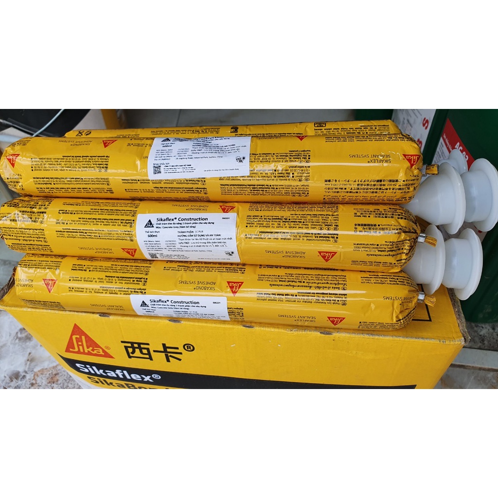Keo SikaFlex construction (grey, white),chất trám khe nứt, keo chống thấm