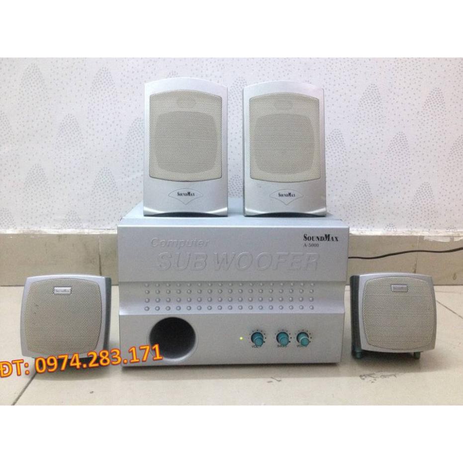 Loa vi tính Soundmax 4.1 A5000 màu đen/ bạc  !!