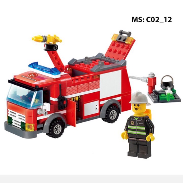 Lego lắp ráp xe cứu hỏa KaZi