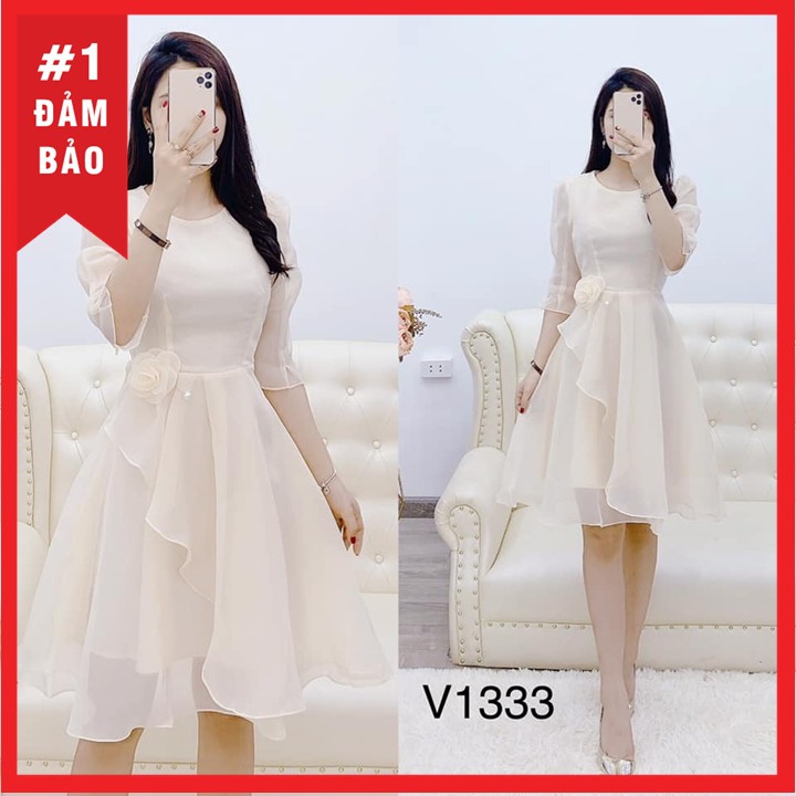 Đầm dự tiệc cưới sang trọng đầm dáng xòe bồng Thời Trang Emy V5 | BigBuy360 - bigbuy360.vn