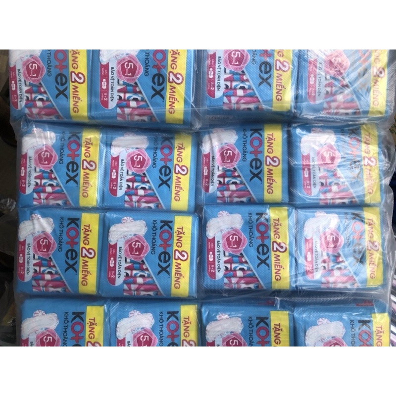 Combo 8 gói Kotex siêu mỏng cánh  tặng