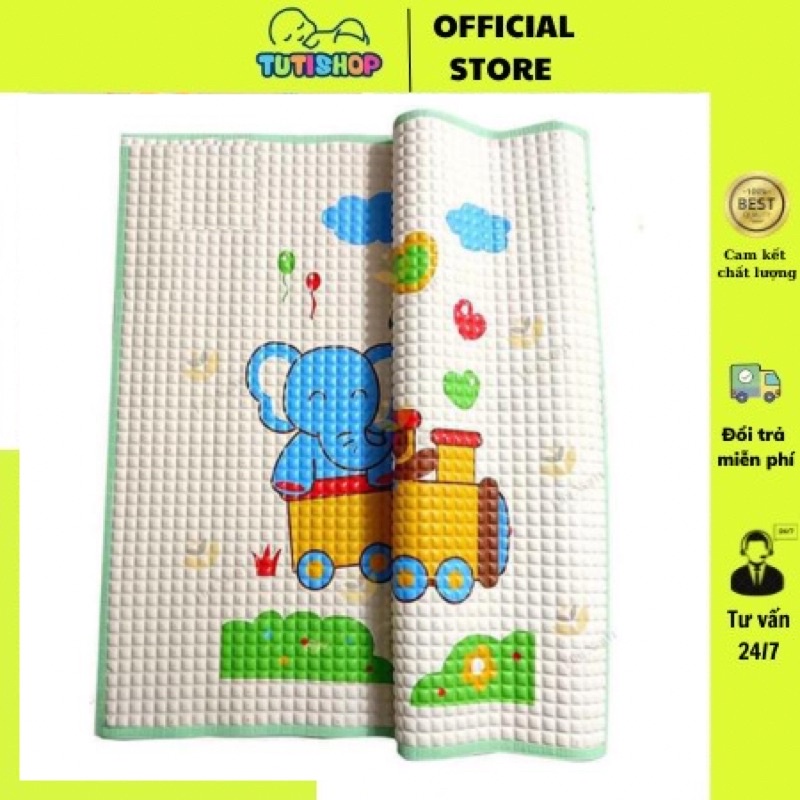 Chiếu cao su non - chiếu điều hòa cao su non cho bé thông hơi thoáng khí kích thước 63x93cm