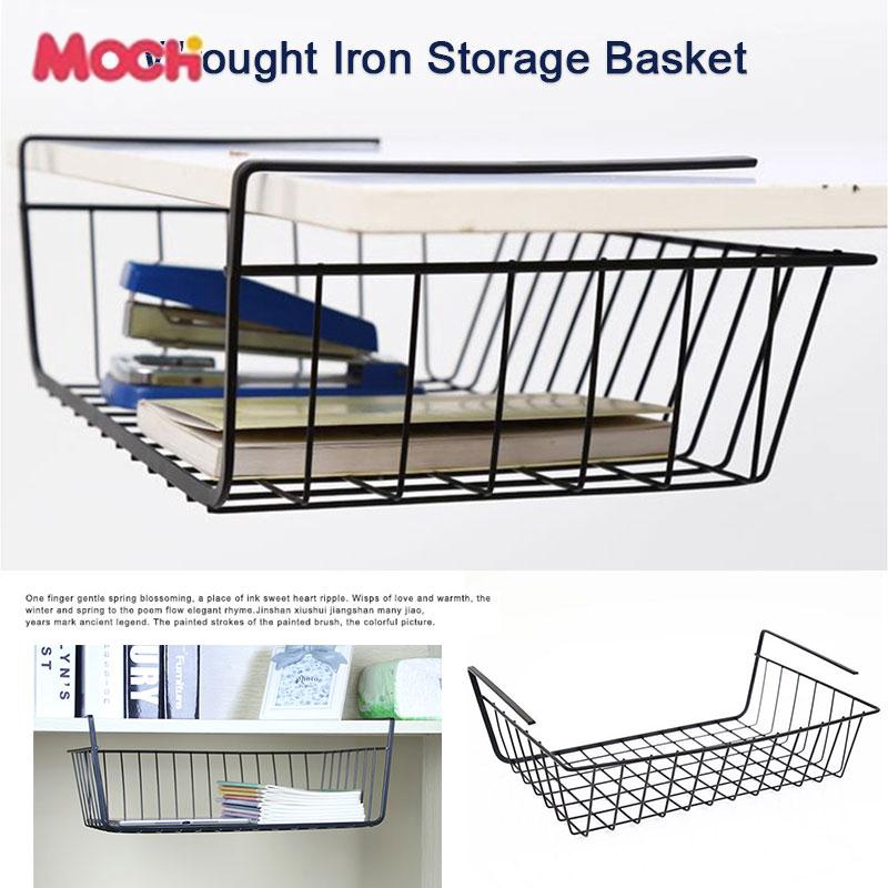 Kệ gắn dưới bàn chất liệu sắt kích thước 41*23*10cm tiện dụng