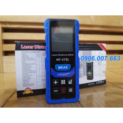 Thước đo khoảng cách laser tia Xanh - Siêu Sáng - Đo ngoài trời