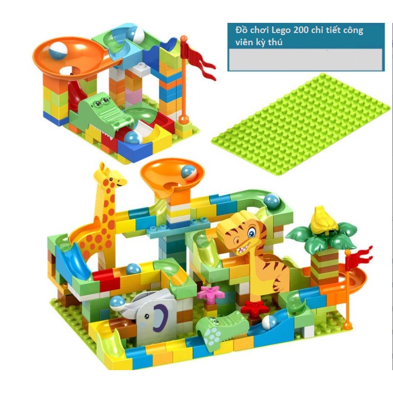 Bộ đồ chơi Lego Duplo tương thích với bàn Lego ( tặng kèm 2 tấm đáy cỡ lớn)