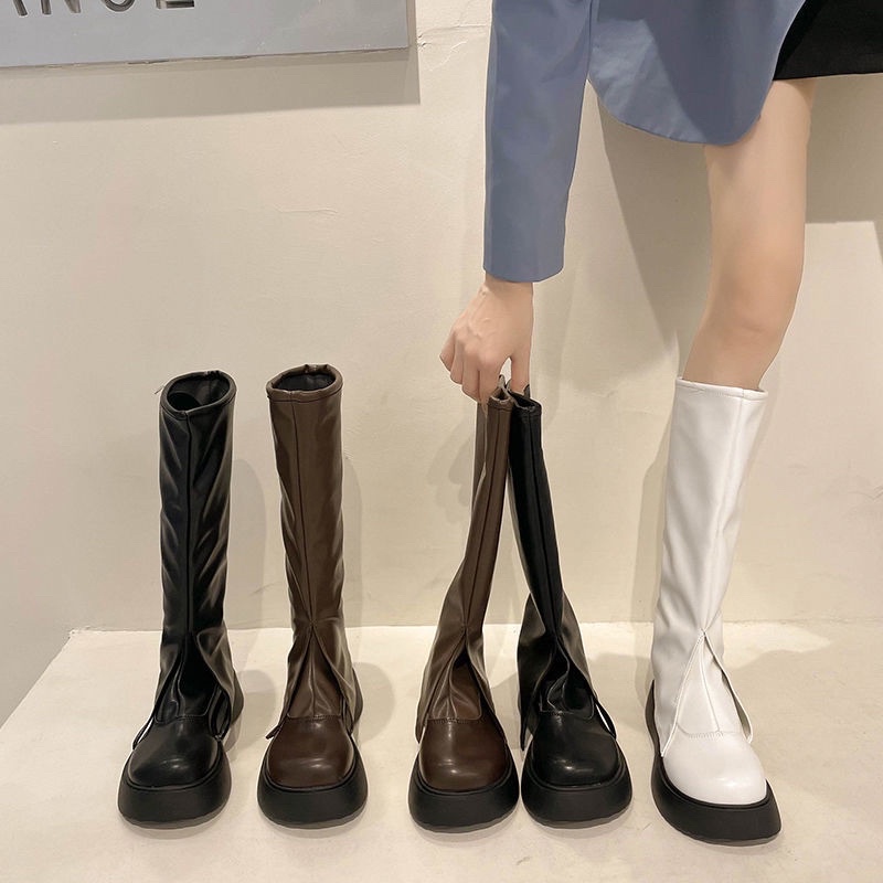 GIÀY BOOT ĐÙI KHÔNG KHOÁ XẺ TÀ