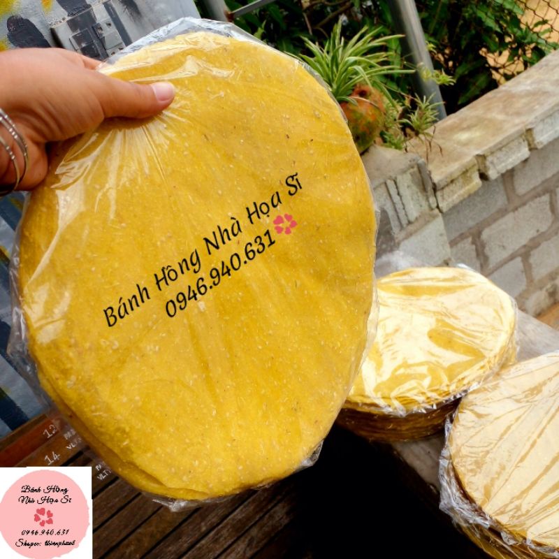 Combo SỈ 10 bịch(100 cái) Bánh tráng khoai lang sữa Bình Định.