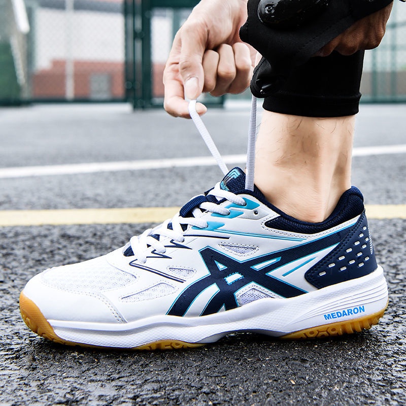 Giày Chơi Cầu Lông ASICS Đế Gân Chống Sốc / Trượt / Mài Mòn Chuyên Dụng Cho Nam