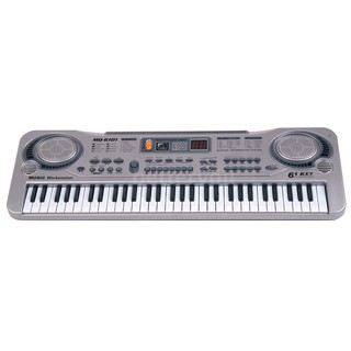 ✎Đàn Piano Điện Tử 61 Phím Bằng Nhựa Có Thể Sạc Lại Đa Năng Cho Bé