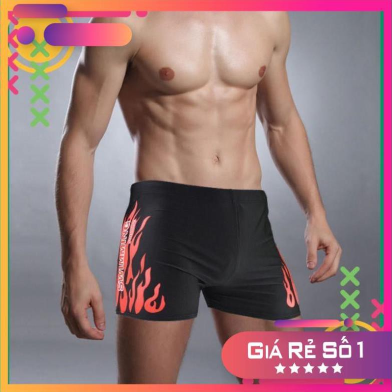 HÀNG CÓ SẴN SLL2 Quần bơi nam nữ dáng đùi co dãn 4 chiều, Đồ bơi speedo nam tính phong cách thể thao tắm biển, hồ bơi