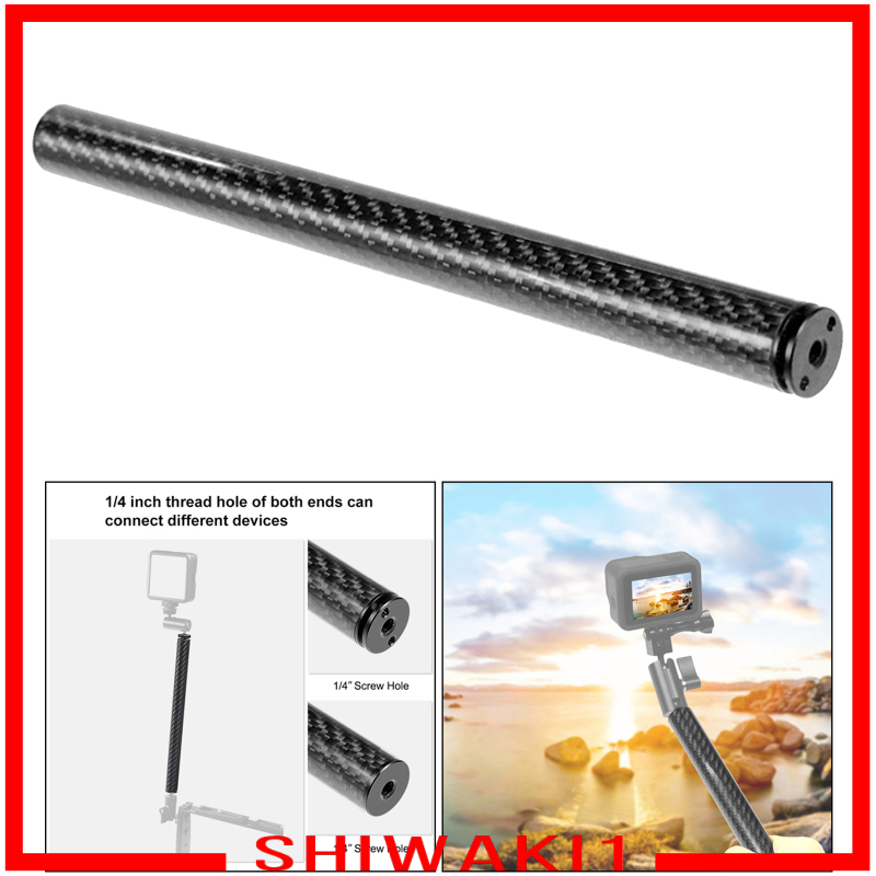 [SHIWAKI1]Aluminum Alloy Camera Carbon Fiber Extension Rod for GoPro HERO