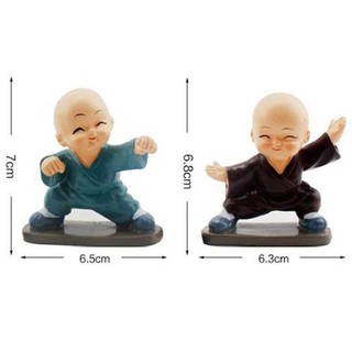 Bộ Tượng 4 Chú Tiểu Múa Võ La Hán Quyền (Tổng kho gia dụng giá tốt)