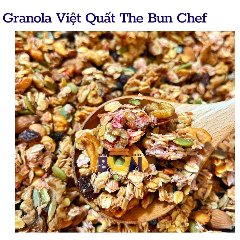 Granola việt quất ăn kiêng giảm cân ngũ cốc yến mạch 70% hạt và hoa quả - ảnh sản phẩm 2