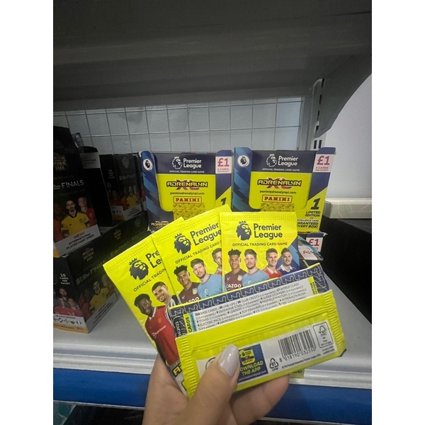 Gói thẻ lẻ Pack thẻ Panini Adrenalyn XL Premier league mùa 22/23