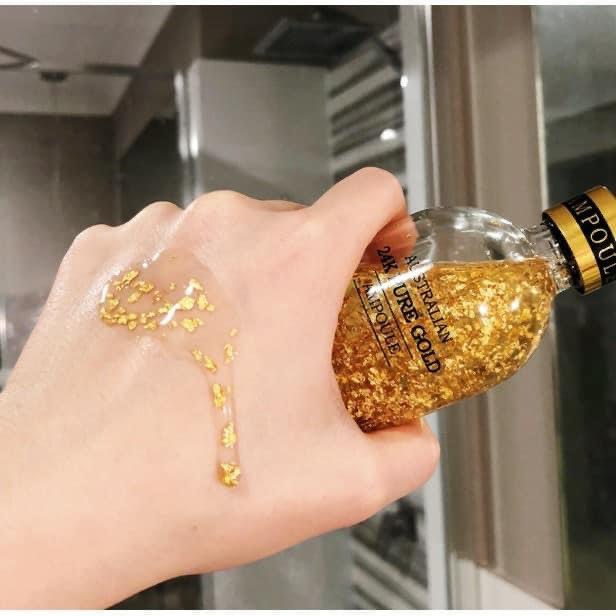 Serum dưỡng da Thera Lady Australian 24K Pure Gold Ampoule 100ml Của Úc ( Tặng Thanh Lăn  và Quà Tặng 0 Đ )