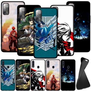 Ốp Điện Thoại Silicon Mềm Hình Anime Attack on Titan Cho VIVO Y11 12 15 17 19 20 30 50 20I 69 71 93 95 91 91C 20S