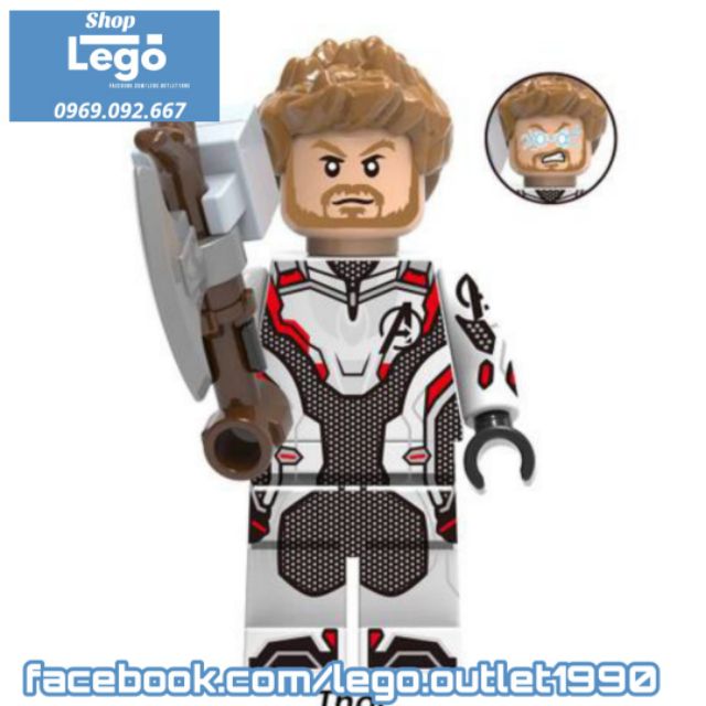 Xếp hình Siêu anh hùng Avengers: Endgame Black widow - Thor - Ant man - Nebula - Iron man Lego Minifigures Xinh X0251